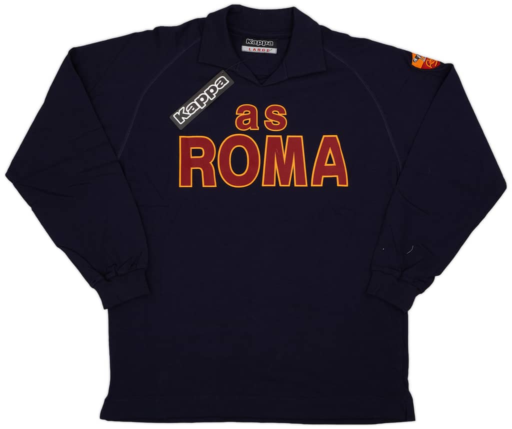 2003-04 Roma Kappa Polo L/S Shirt (L)
