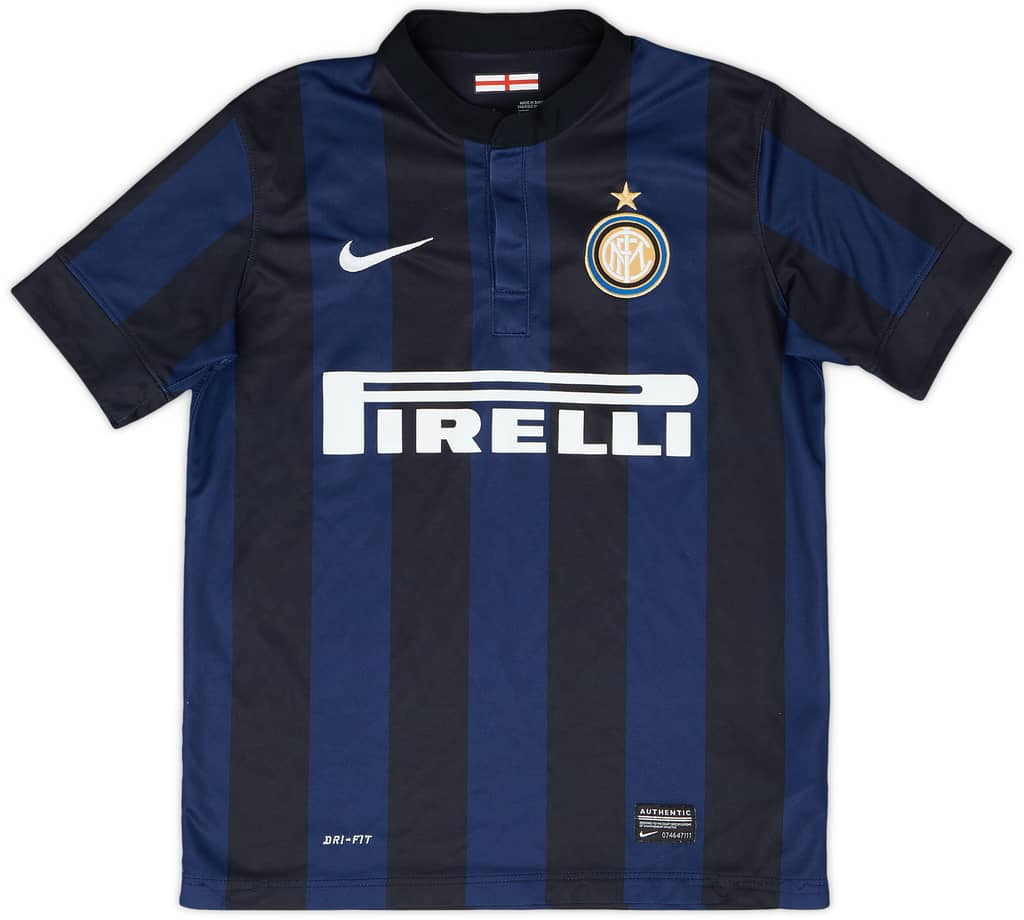 2013-14 Inter Milan Home Shirt - 6/10 - (M.Boys)