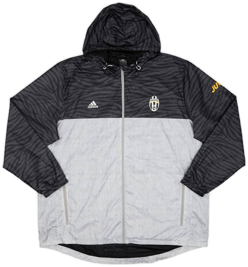 2016-17 Juventus adidas Hooded Rain Jacket - 8/10 - (XXL)