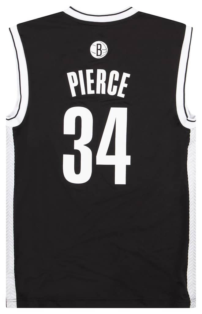 2013-14 Brooklyn Nets Pierce #34 adidas Jersey (Away) S