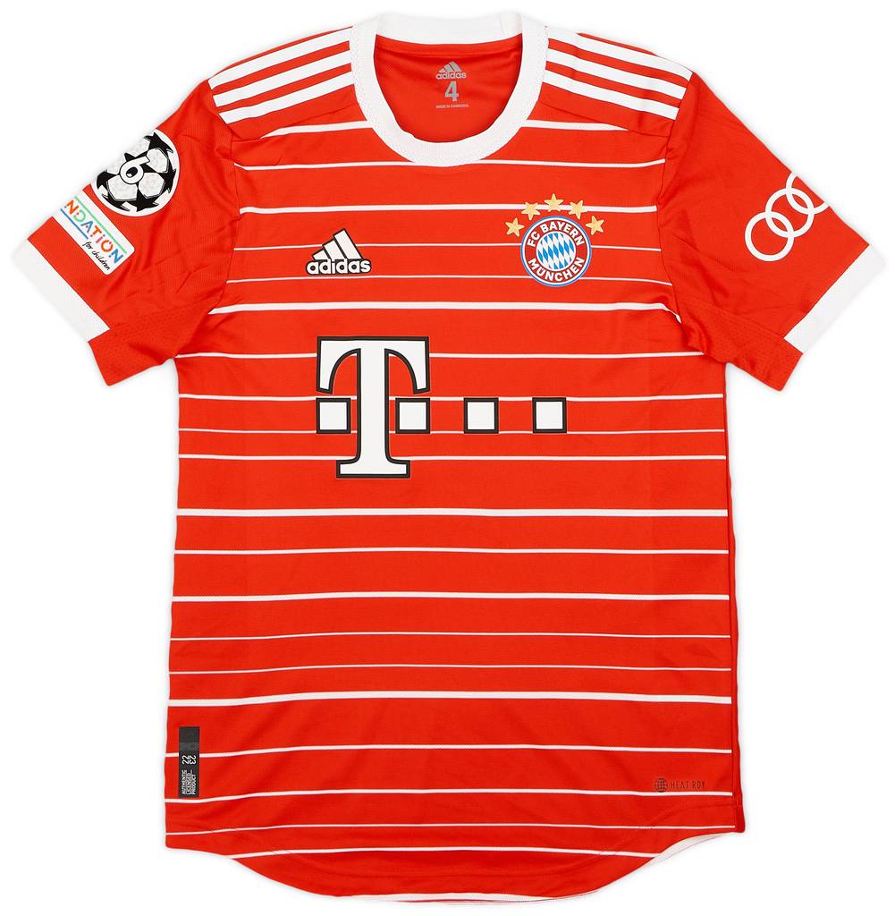 2022-23 Bayern Munich Match Issue Champions League Home Shirt Coman #11