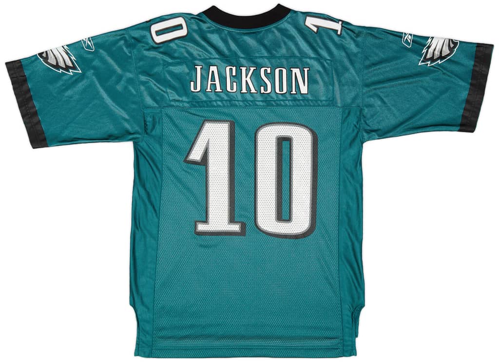 2008-11 Philadelphia Eagles Jackson #10 Reebok On Field Home Jersey (Excellent) M
