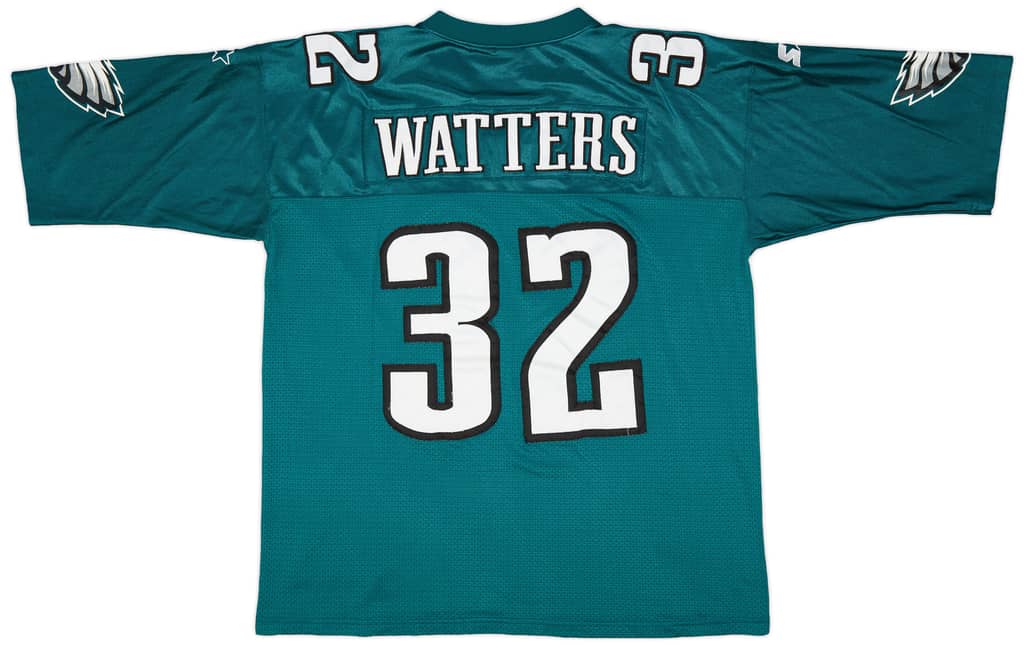 1997 Philadelphia Eagles Watters #32 Starter Premier Home Jersey (Very Good) XXL