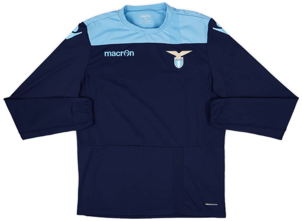 2016-17 Lazio Macron 1/4 Zip Training Top - 10/10 - (M)
