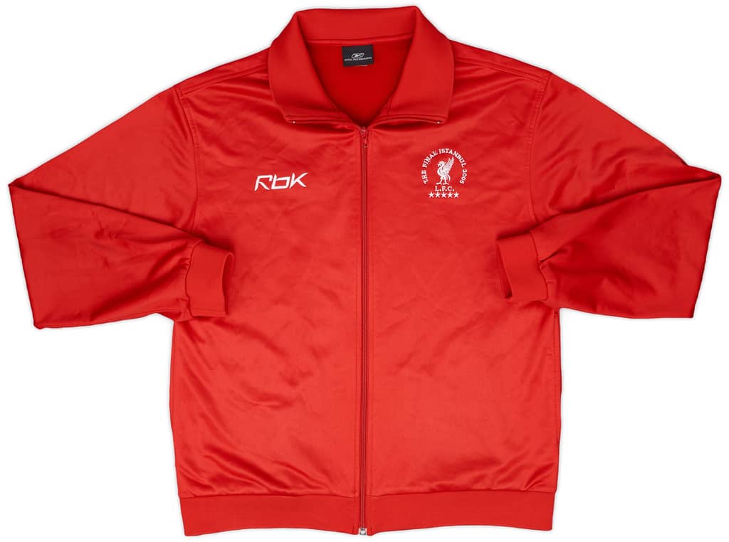 2005 Liverpool Reebok 'The Final Istanbul' Track Jacket - 8/10 - (L)