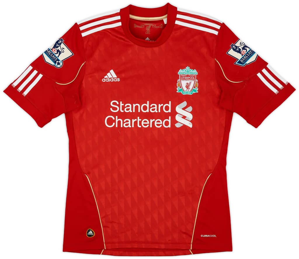 2010-12 Liverpool Home Shirt Carroll #9 - 6/10 - (S)