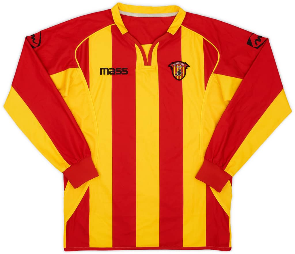 2010-11 Benevento Home L/S Shirt - 9/10 - (S)