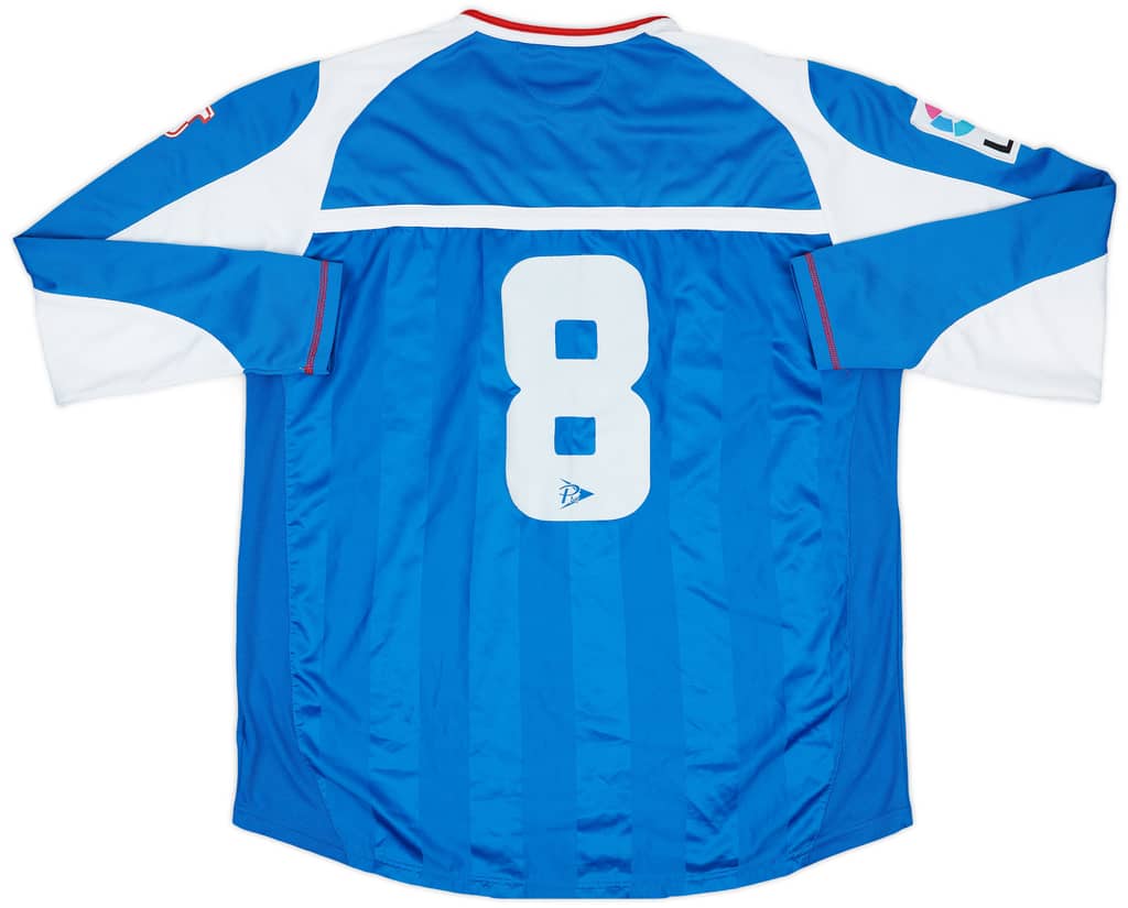 2007-08 Getafe Home L/S Shirt - 8/10 - (XL)