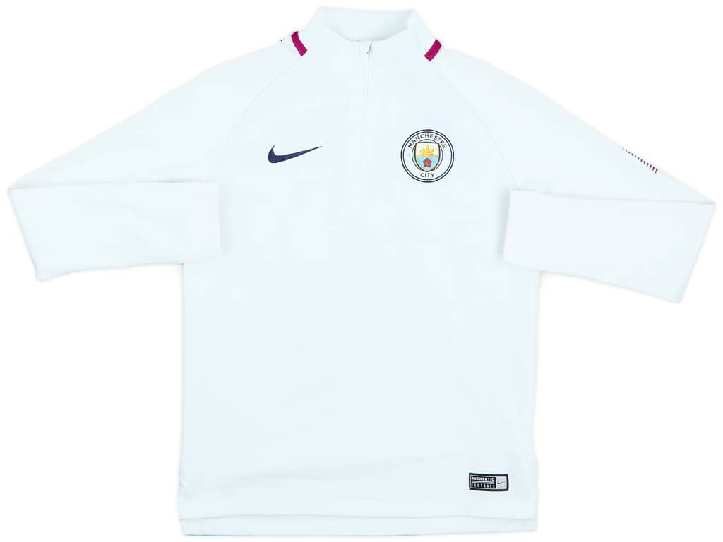 2018-19 Manchester City Nike 1/4 Zip Training Top - 9/10 - (M.Boys)