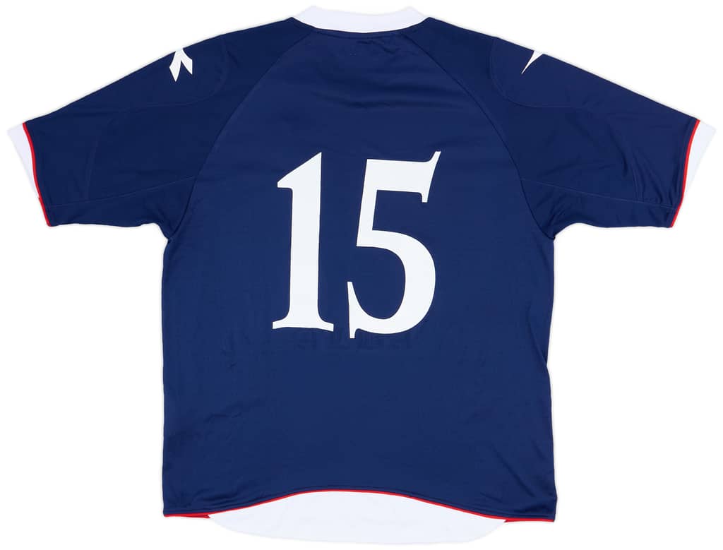 2008-09 Scotland Home Shirt #15 - 9/10 - (XXL)