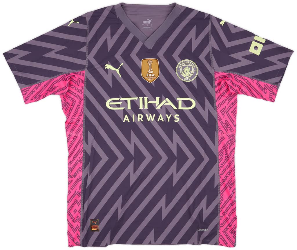 2023-24 Manchester City Match Issue FA Cup GK Shirt Ortega Moreno #18