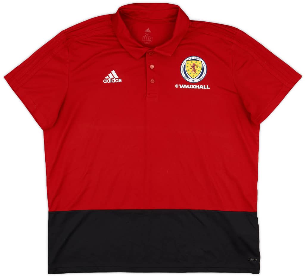 2017-18 Scotland adidas Polo Shirt - 8/10 - (XXL)
