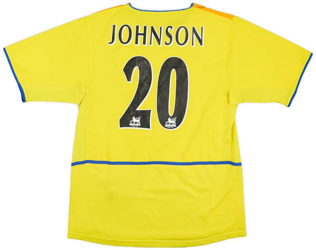 2002-03 Leeds United Away Shirt Johnson #20 - 6/10 - (M)