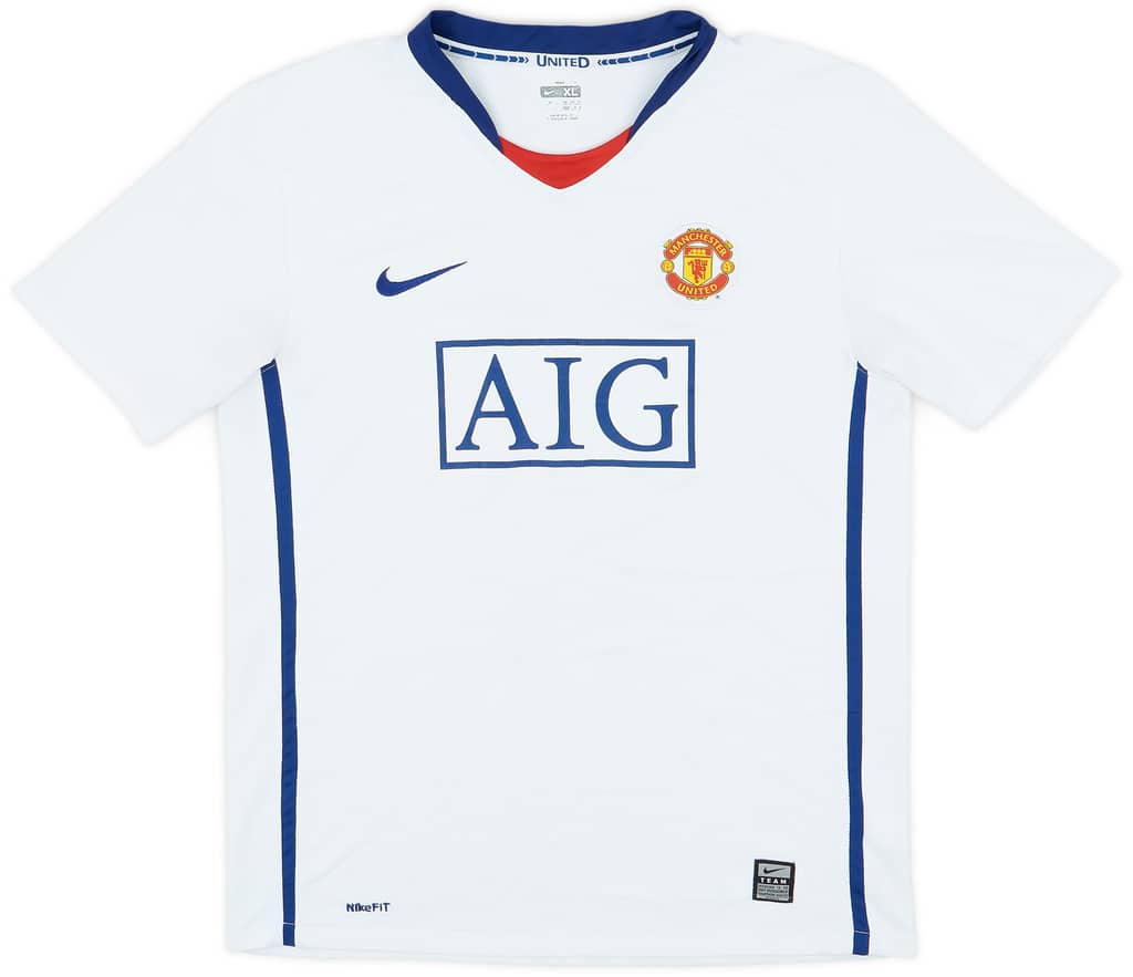 2008-10 Manchester United Away Shirt - 6/10 - (XL.Boys)