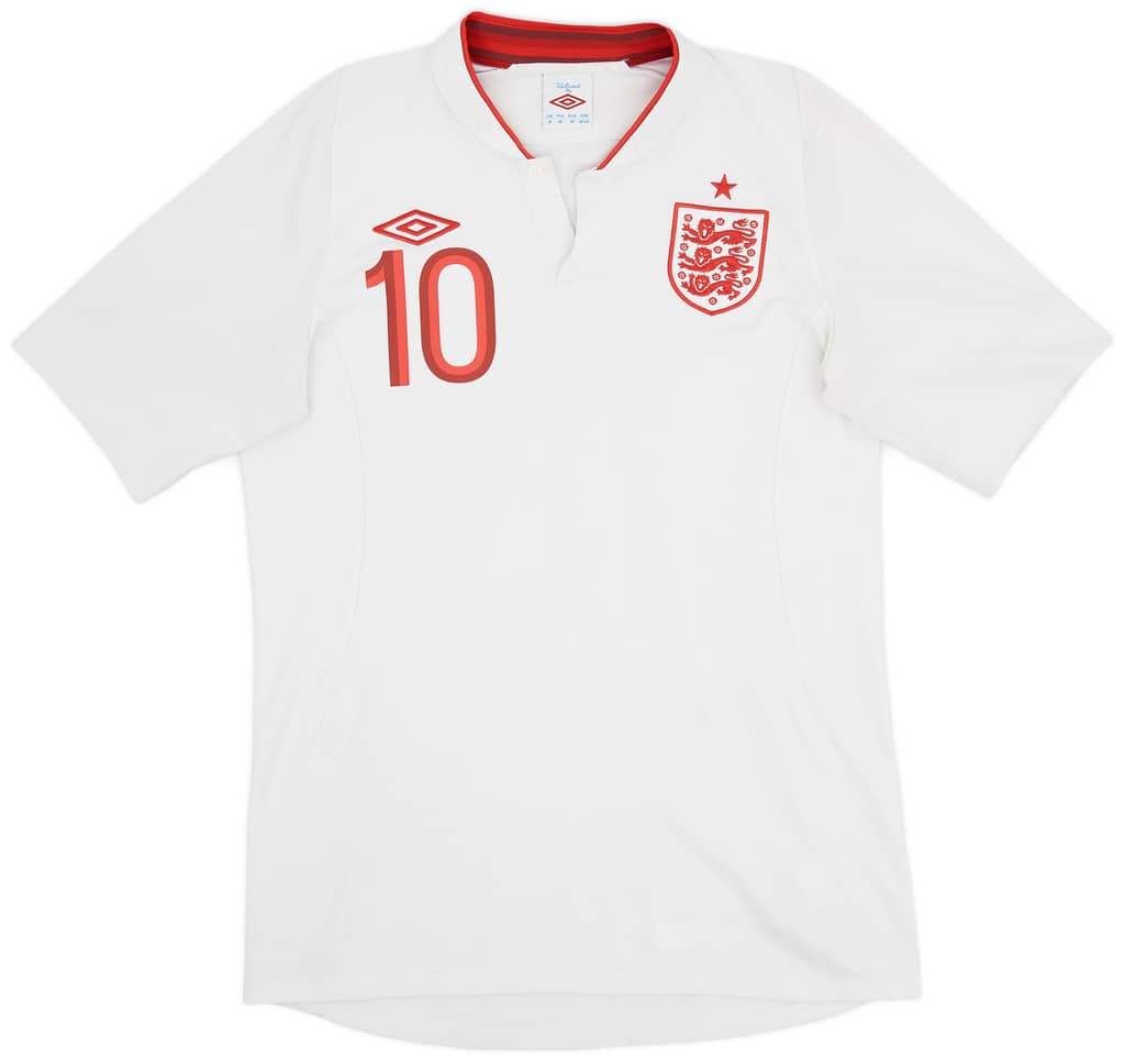 2012-13 England Home Shirt Rooney #10 - 7/10 - (M)