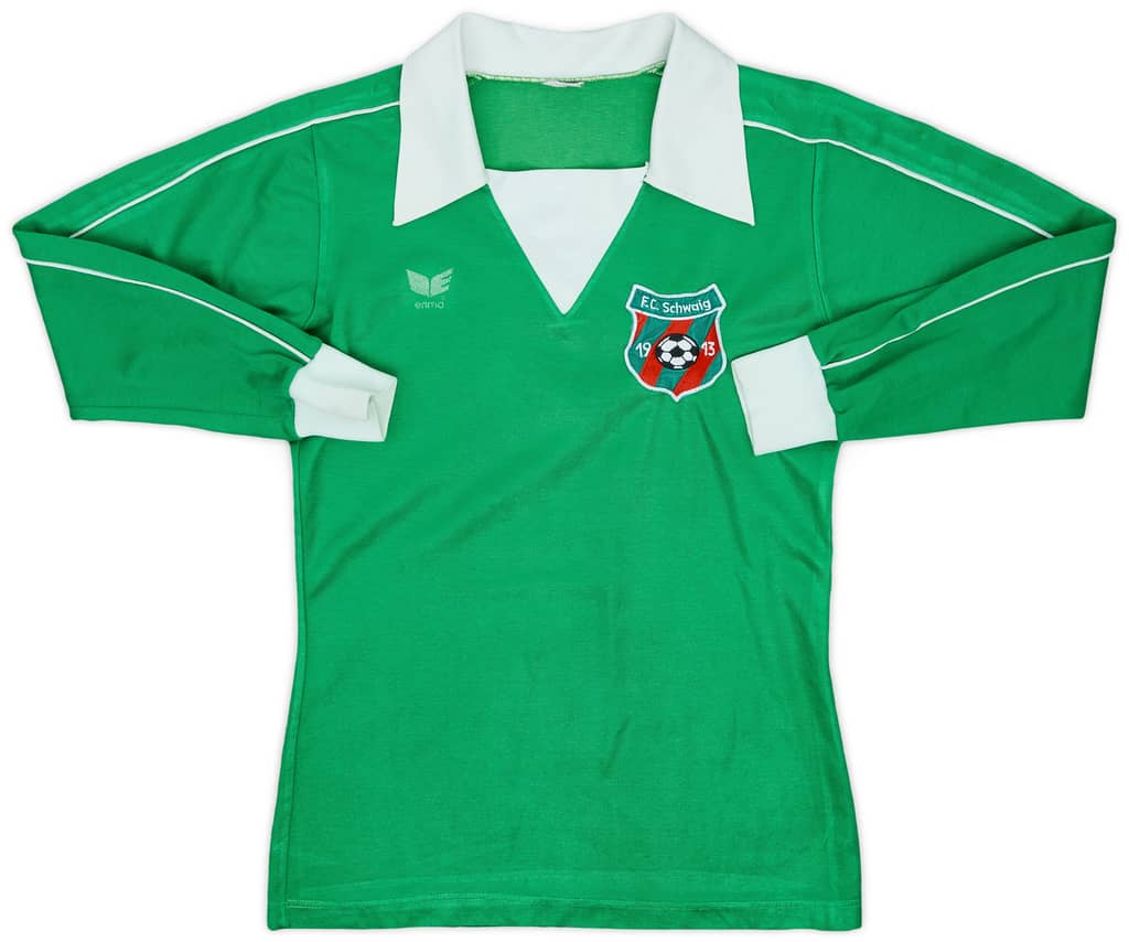 1980s Erima Template L/S Shirt #7 - 7/10 - (S)