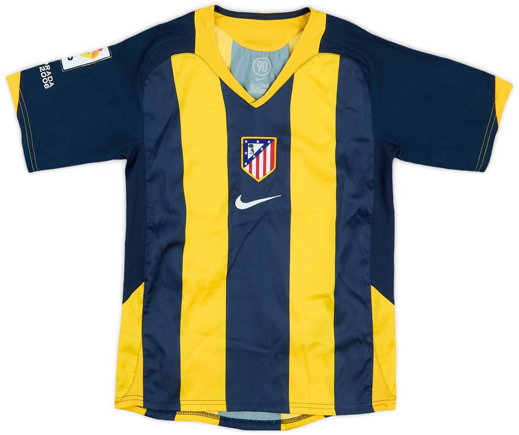 2005-06 Atletico Madrid Away Shirt - 7/10 - (S.Boys)