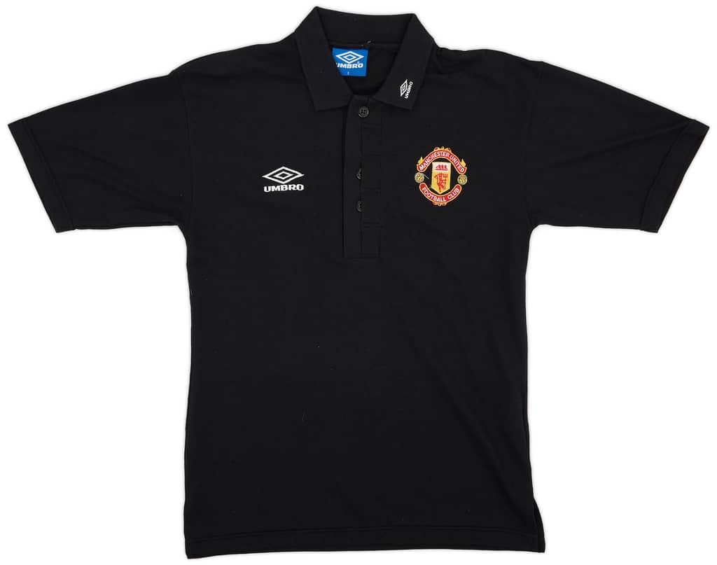 1990s Manchester United Umbro Polo Shirt - 9/10 - (S)