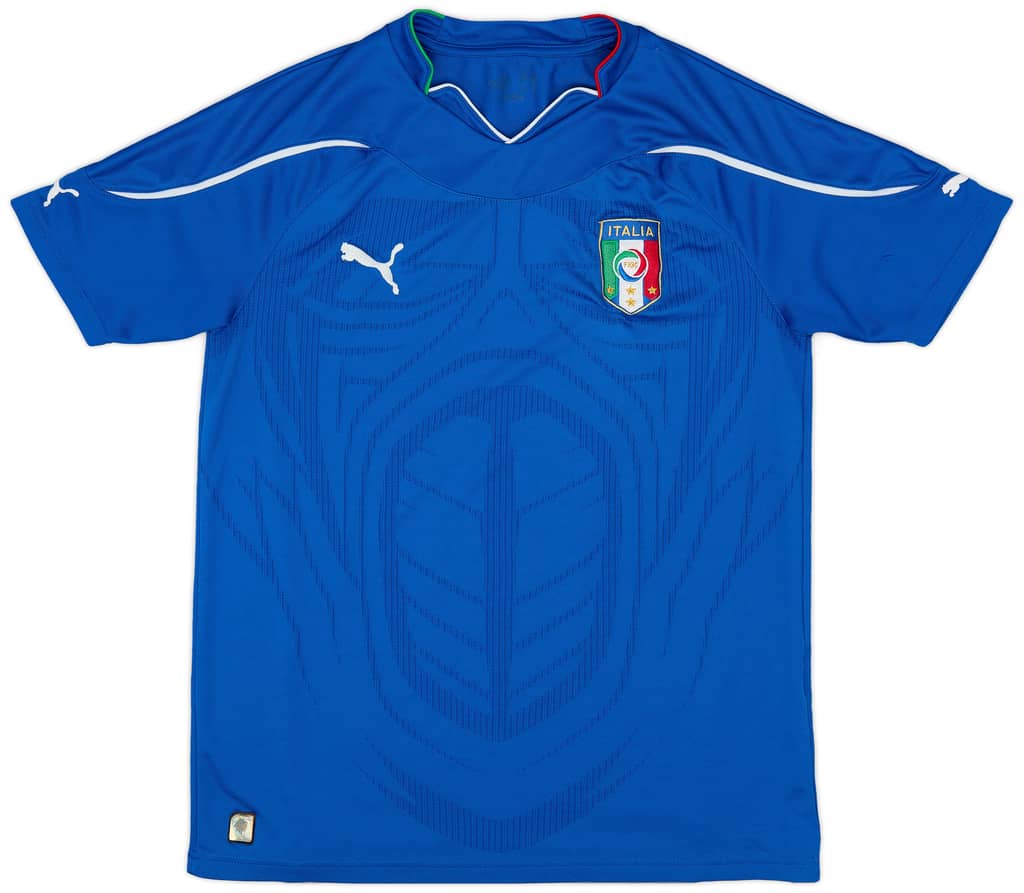 2010-12 Italy Home Shirt - 8/10 - (XL.Boys)