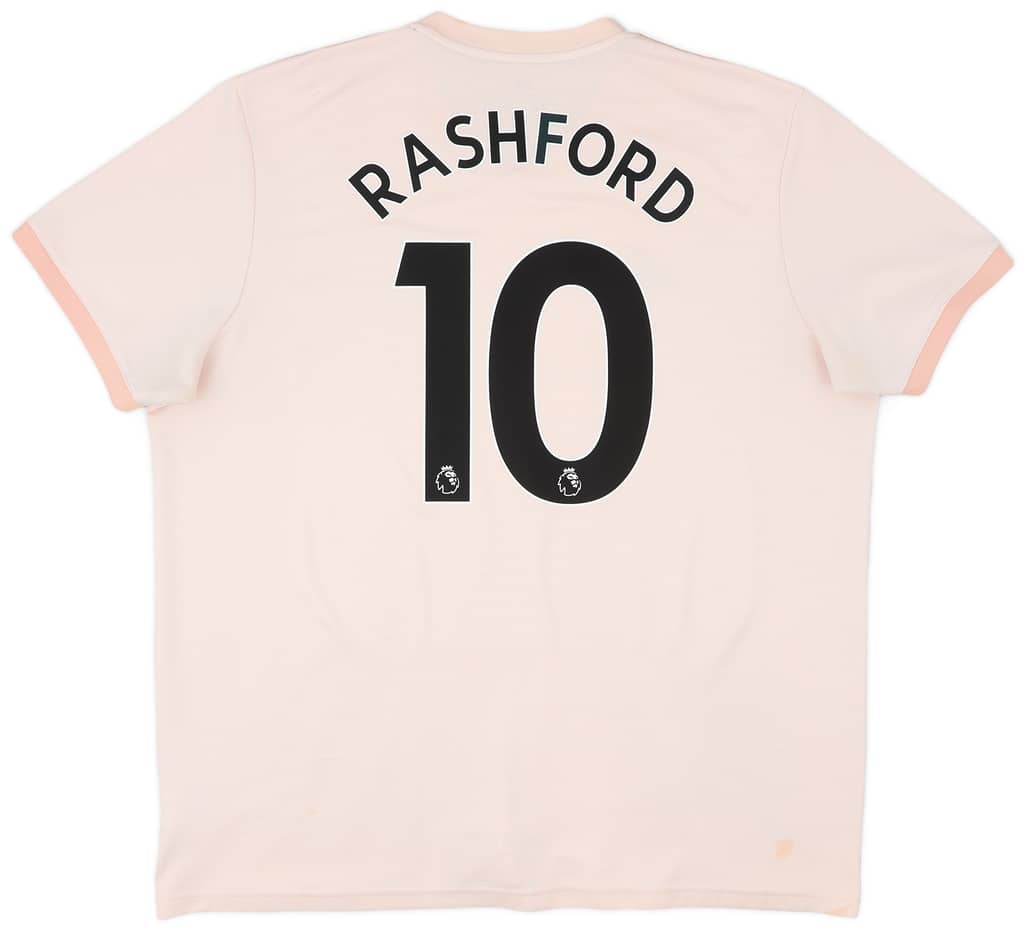 2018-19 Manchester United Away Shirt Rashford #10 - 6/10 - (XXL)