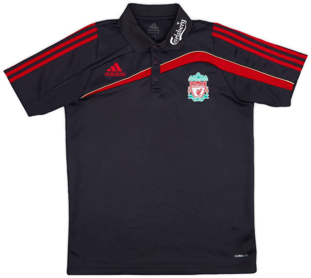 2009-10 Liverpool adidas Polo Shirt - 8/10 - (M)