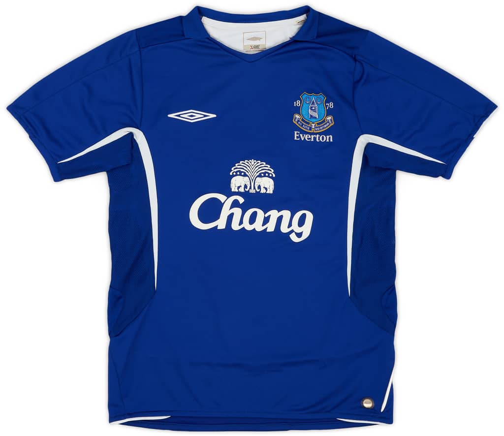 2005-06 Everton Home Shirt - 8/10 - (S)