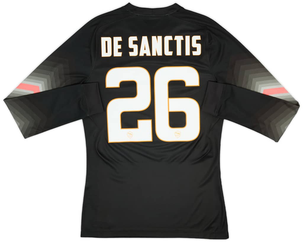 2014-15 Roma Player Issue GK Shirt De Sanctis #26 - 9/10 - (M)