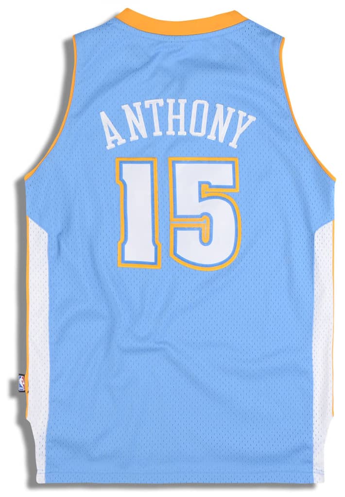 2004-06 Denver Nuggets Anthony #15 Reebok Swingman Jersey (Away) Y
