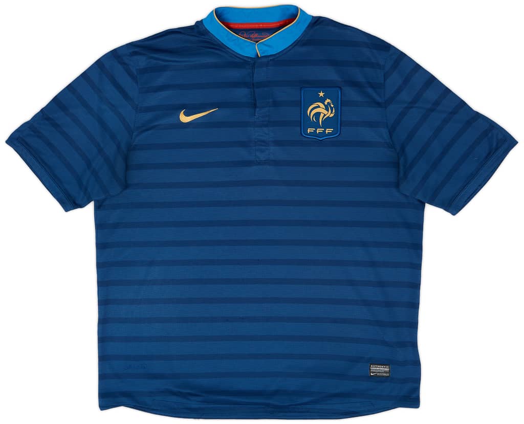 2012-13 France Home Shirt - 8/10 - (XL)
