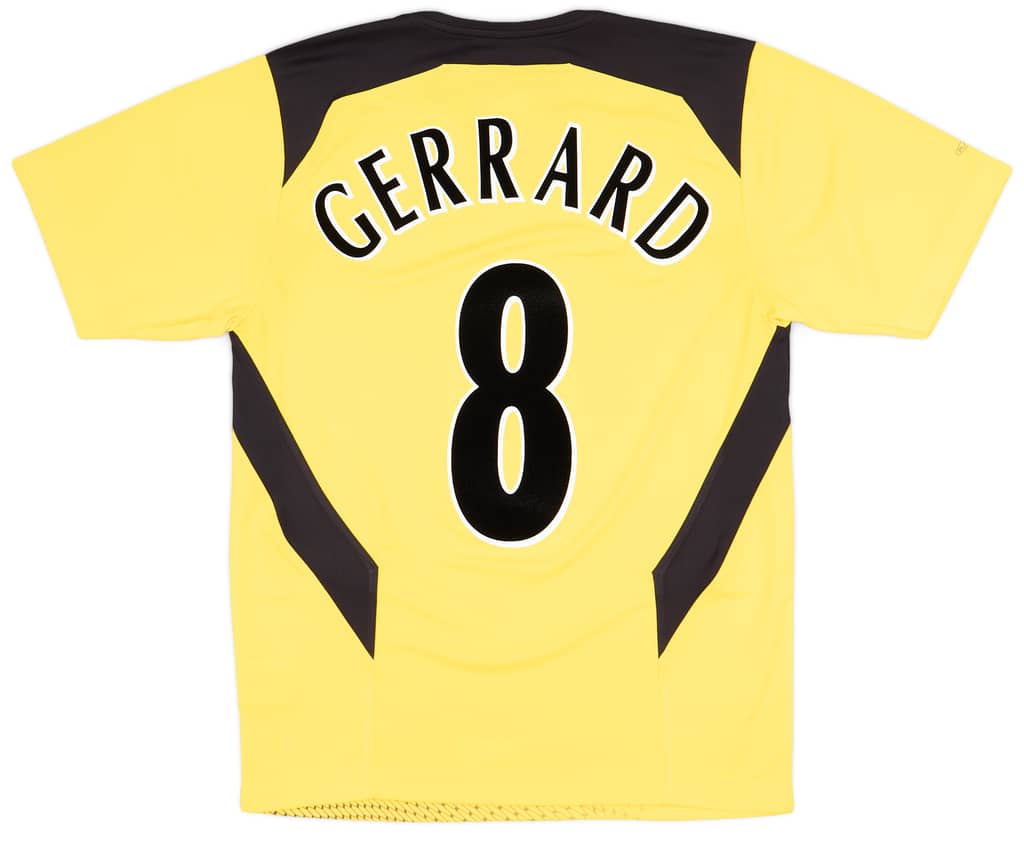 2004-06 Liverpool Away Shirt Gerrard #8 (S)