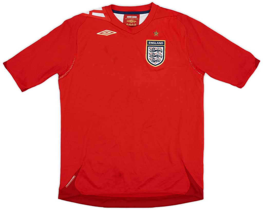 2006-08 England Away Shirt - 9/10 - (L.Boys)