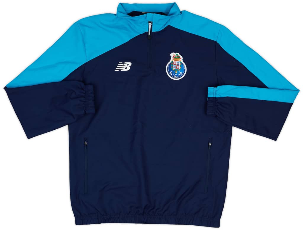 2015-16 Porto New Balance 1/4 Zip Drill Top - 10/10 - (M)