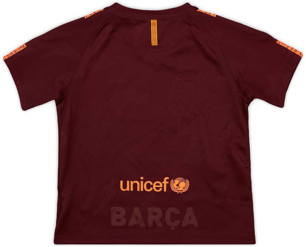 2017-18 Barcelona Third Shirt - 9/10 - (4-5 Years)