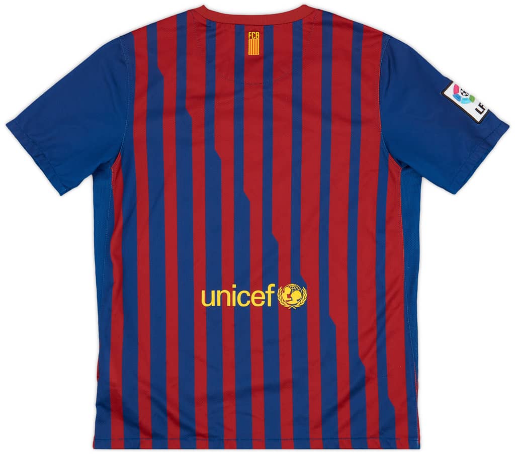 2011-12 Barcelona Home Shirt - 7/10 - (XL.Boys)