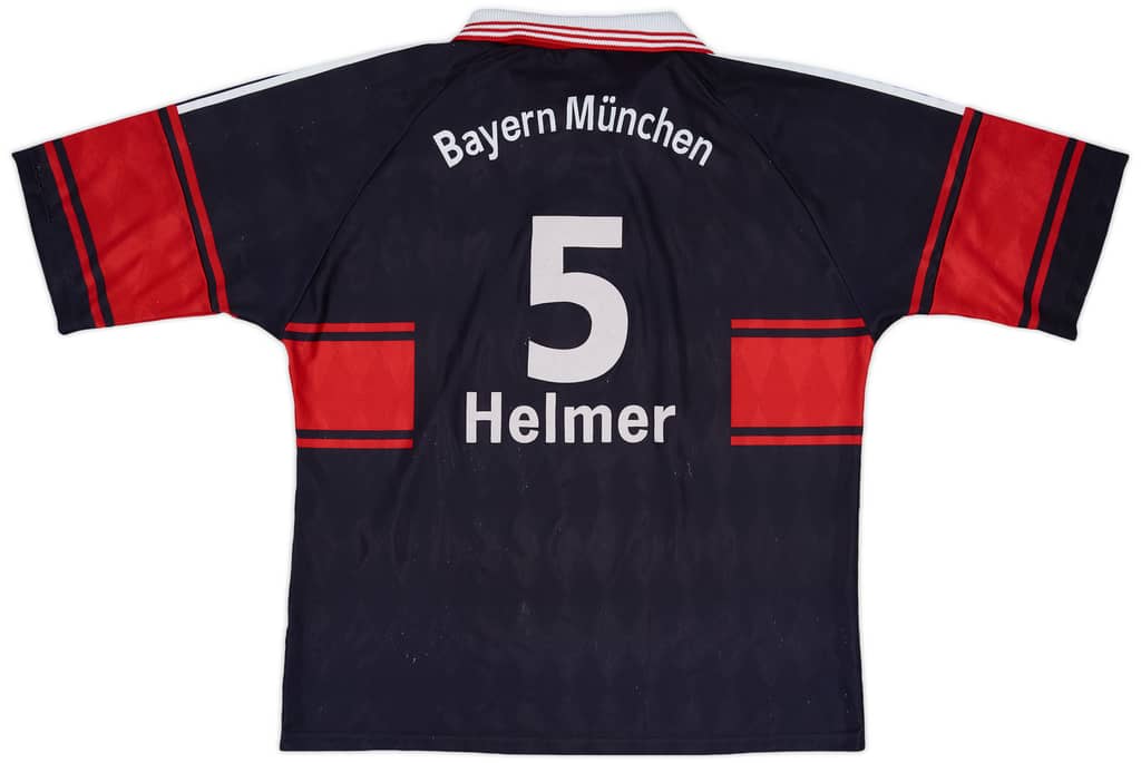 1997-99 Bayern Munich Home Shirt Helmer #5 - 6/10 - (XL)