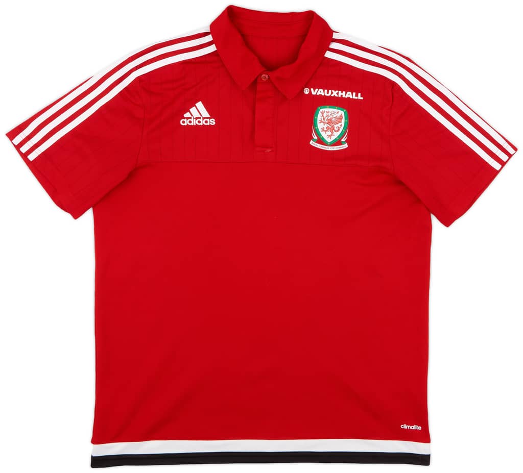 2016-17 Wales adidas Polo Shirt - 6/10 - (L)