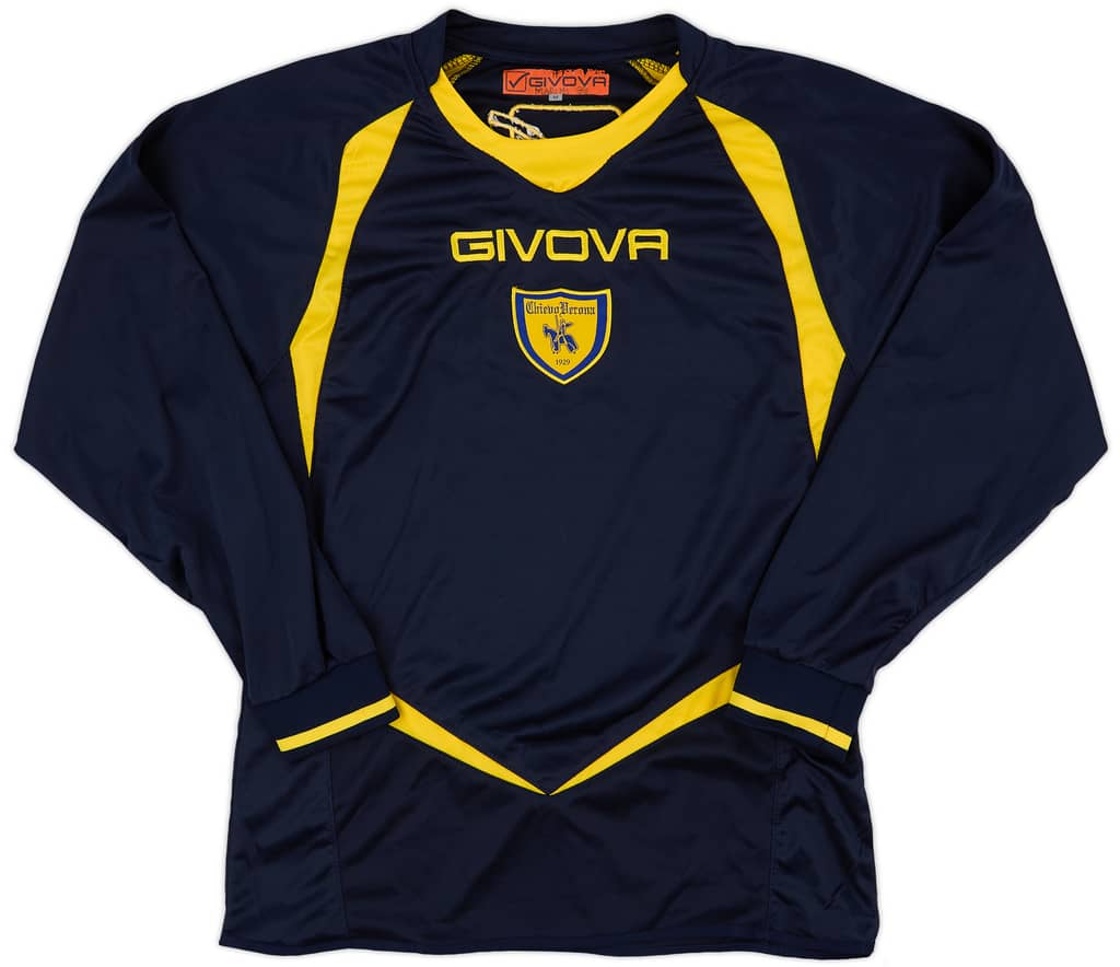 2009-10 Chievo Verona Givova Training L/S Shirt - 9/10 - (M)