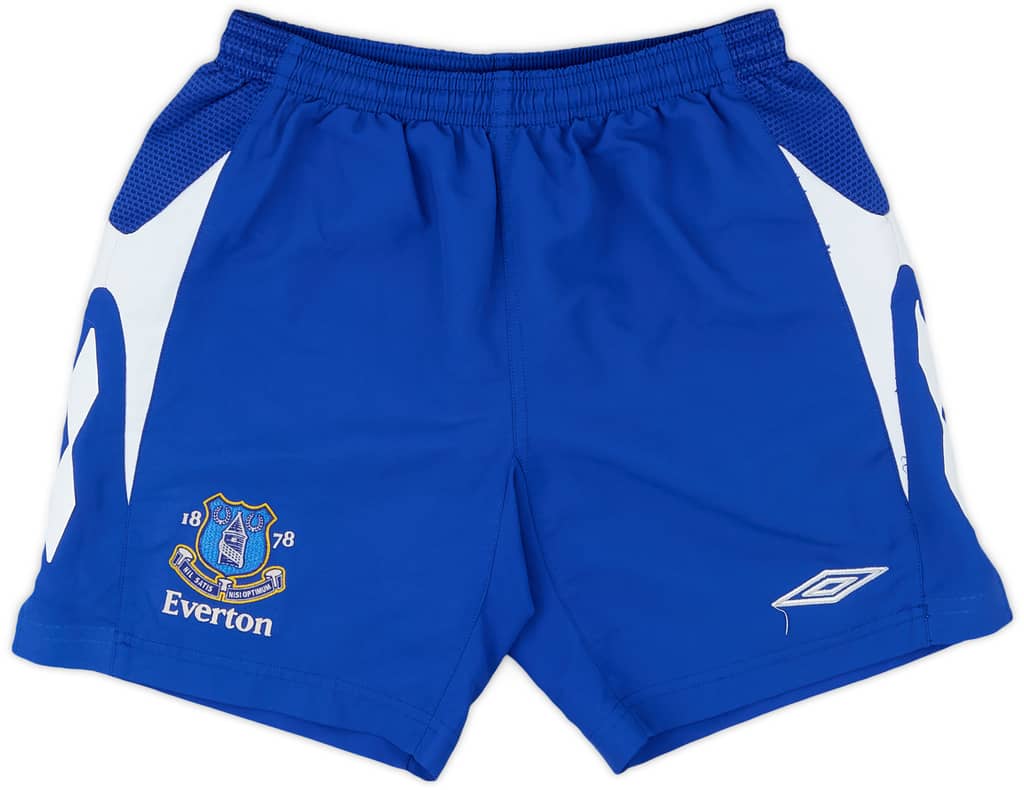 2007-08 Everton Umbro Training Shorts - 9/10 - (M.Boys)