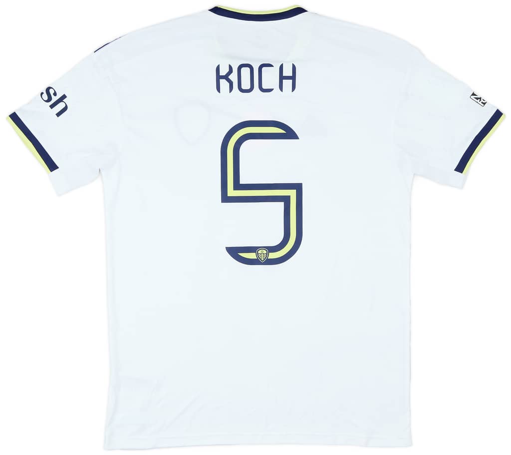 2022-23 Leeds Match Issue Carabao Cup Home Shirt Koch #5