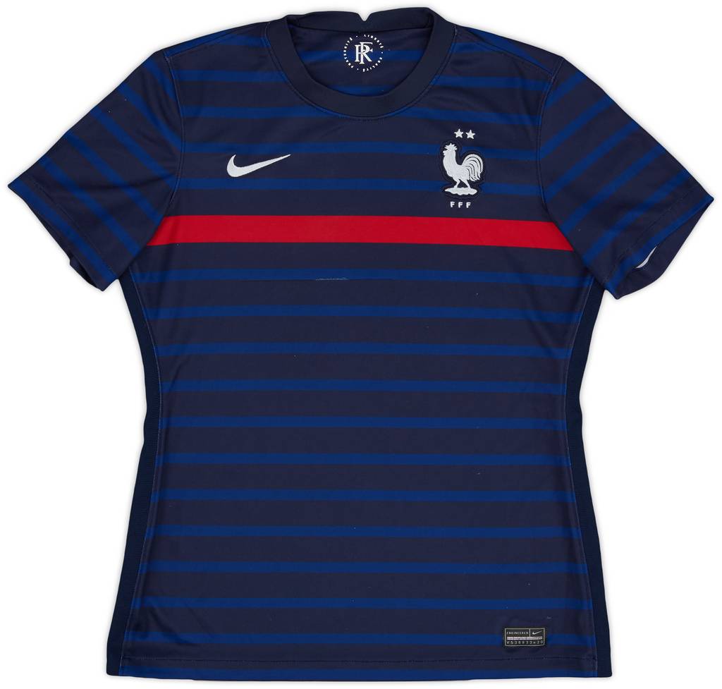 2020-21 France Home Shirt - 6/10 - (M.Boys)