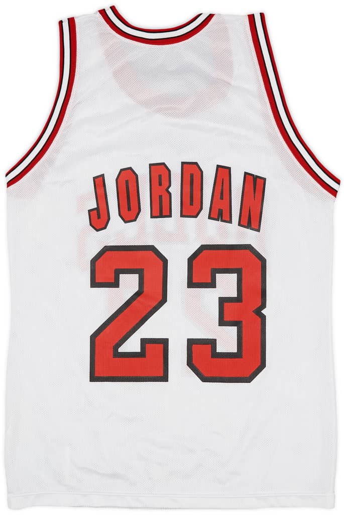 1991-93 Chicago Bulls Jordan #23 Champion Home Jersey - 9/10 - (M)