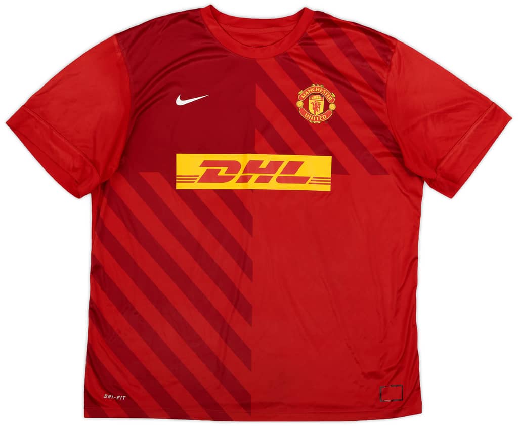 2012-13 Manchester United Nike Training Shirt - 7/10 - (XXL)