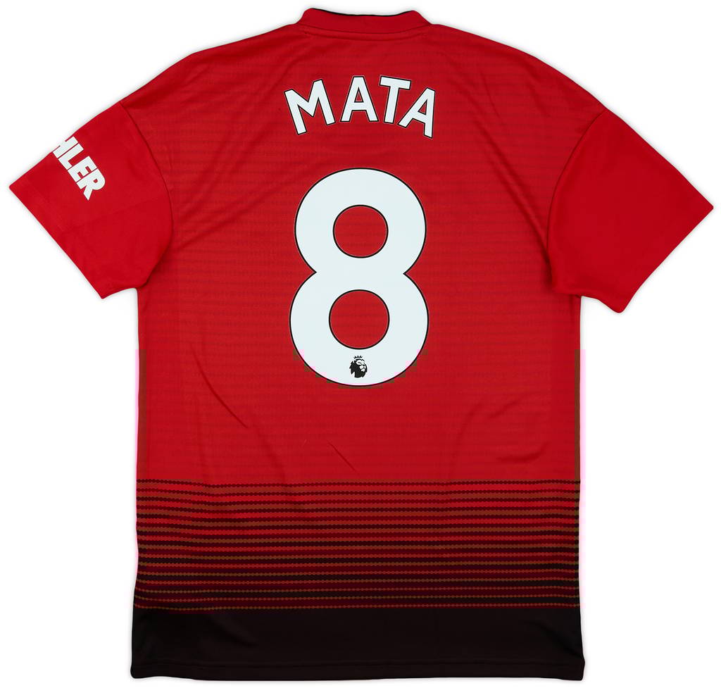 2018-19 Manchester United Home Shirt Mata #8 - 8/10 - (S)