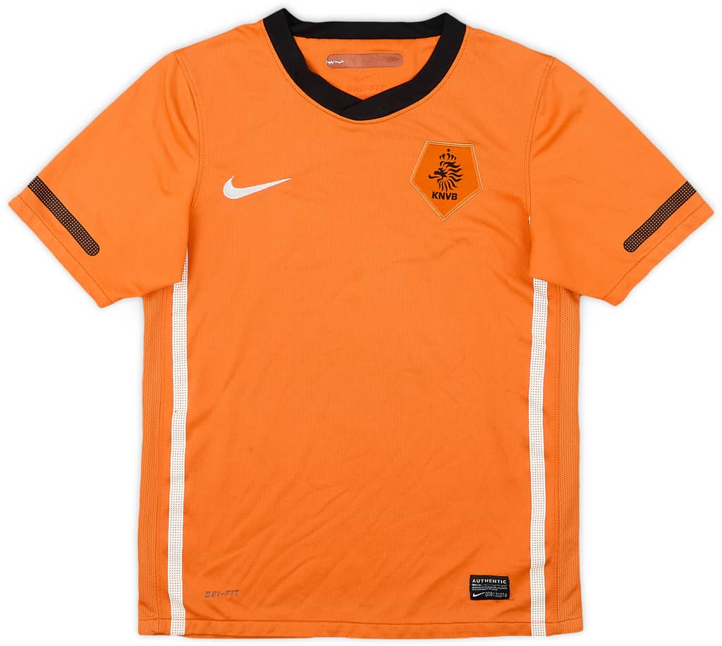 2010-11 Netherlands Home Shirt - 5/10 - (M.Boys)