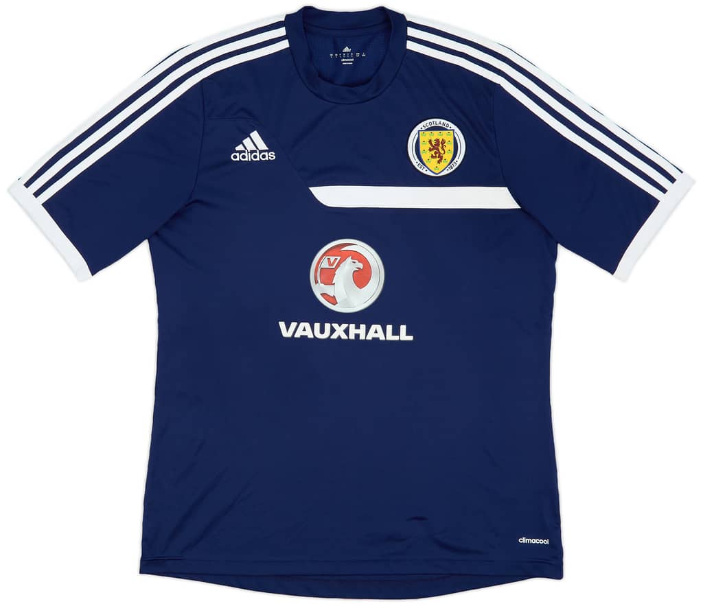 2013-14 Scotland adidas Training Shirt - 9/10 - (L)