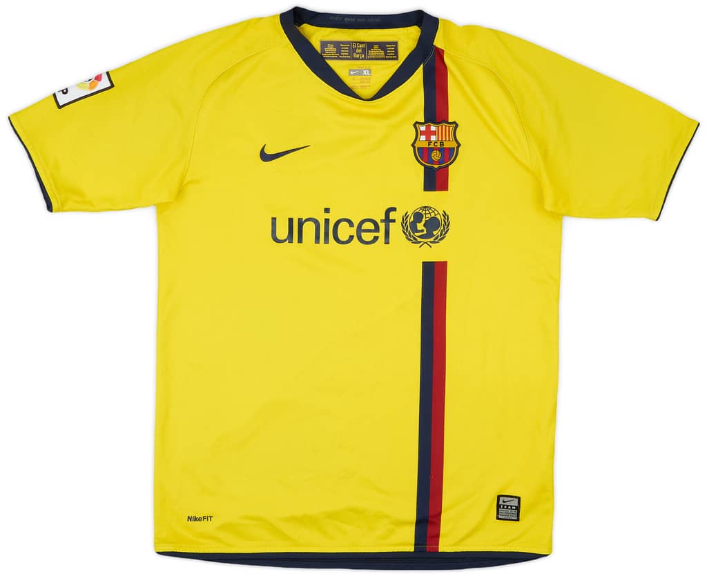 2008-10 Barcelona Away Shirt - 8/10 - (XL.Boys)
