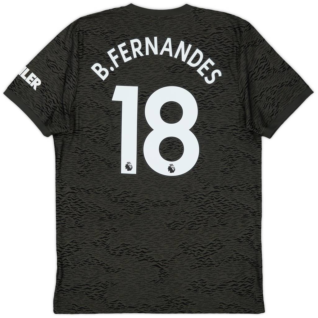 2020-21 Manchester United Away Shirt B.Fernandes #18 - 8/10 - (L)
