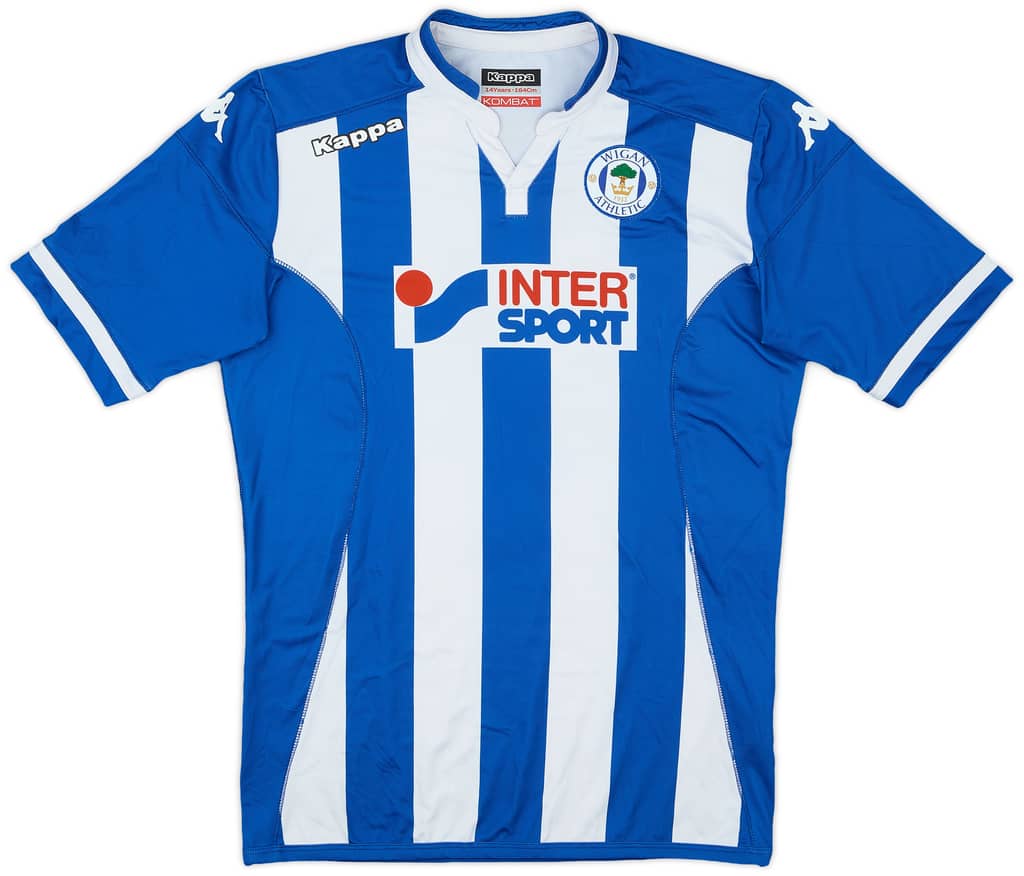 2015-16 Wigan Athletic Home Shirt - 7/10 - (XL.Boys)