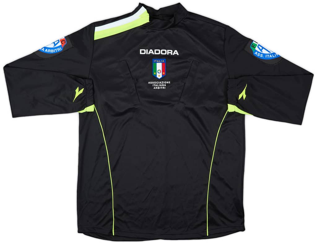 2010s Italy Diadora Referee L/S Shirt - 8/10 - (L)