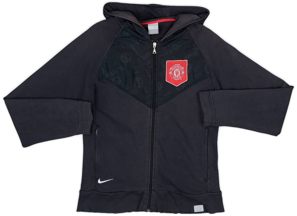 2004-05 Manchester United Nike Hooded Track Jacket - 6/10 - (S)